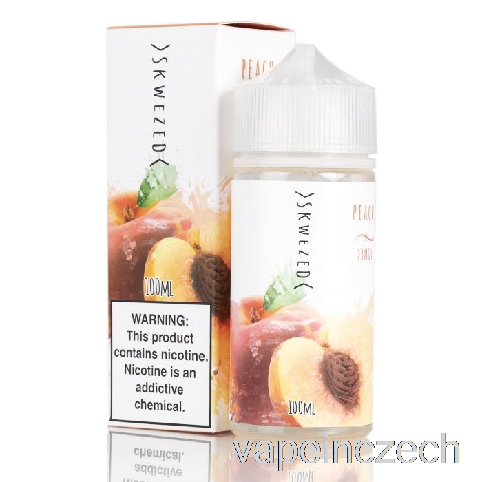 Peach By Skwezed E-liquid - 100 Ml 0mg Vape Pero